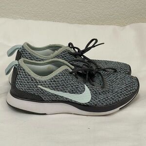 Nike Dualtone Racer SE 2Y Athletic Sneakers Mesh Gray Youth Childrens UK 1.5.